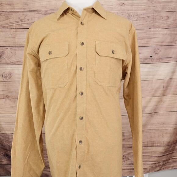 Gander Mountain Guide Series Shirt Mens XLT Chamois Heavyweight Button Flannel - Picture 4 of 9